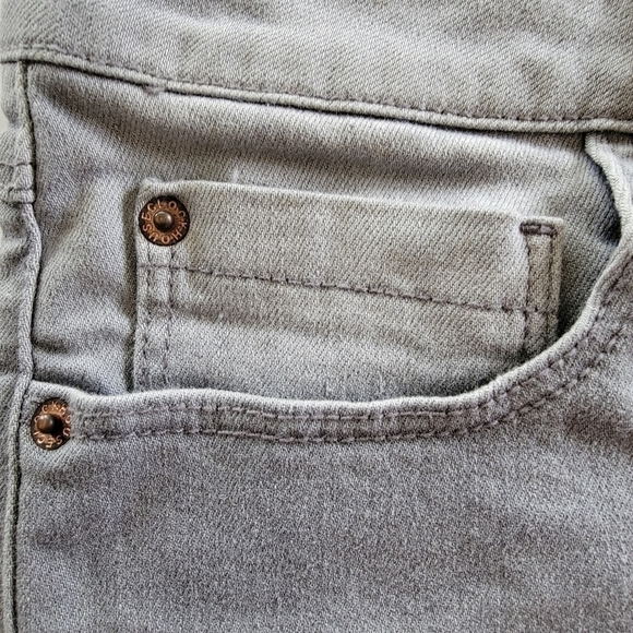 CLOCKHOUSE Grey Coastal Cowgirl Denim Jean Shorts Size L - Picture 12 of 14